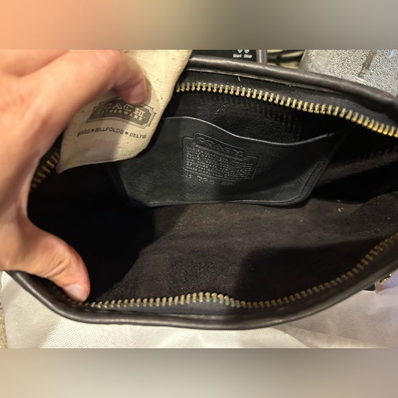 Coach Briefcase Bag Unisex Vintage Coach Black Leather - RARE & VALUABLE! - Picture 2 of 15